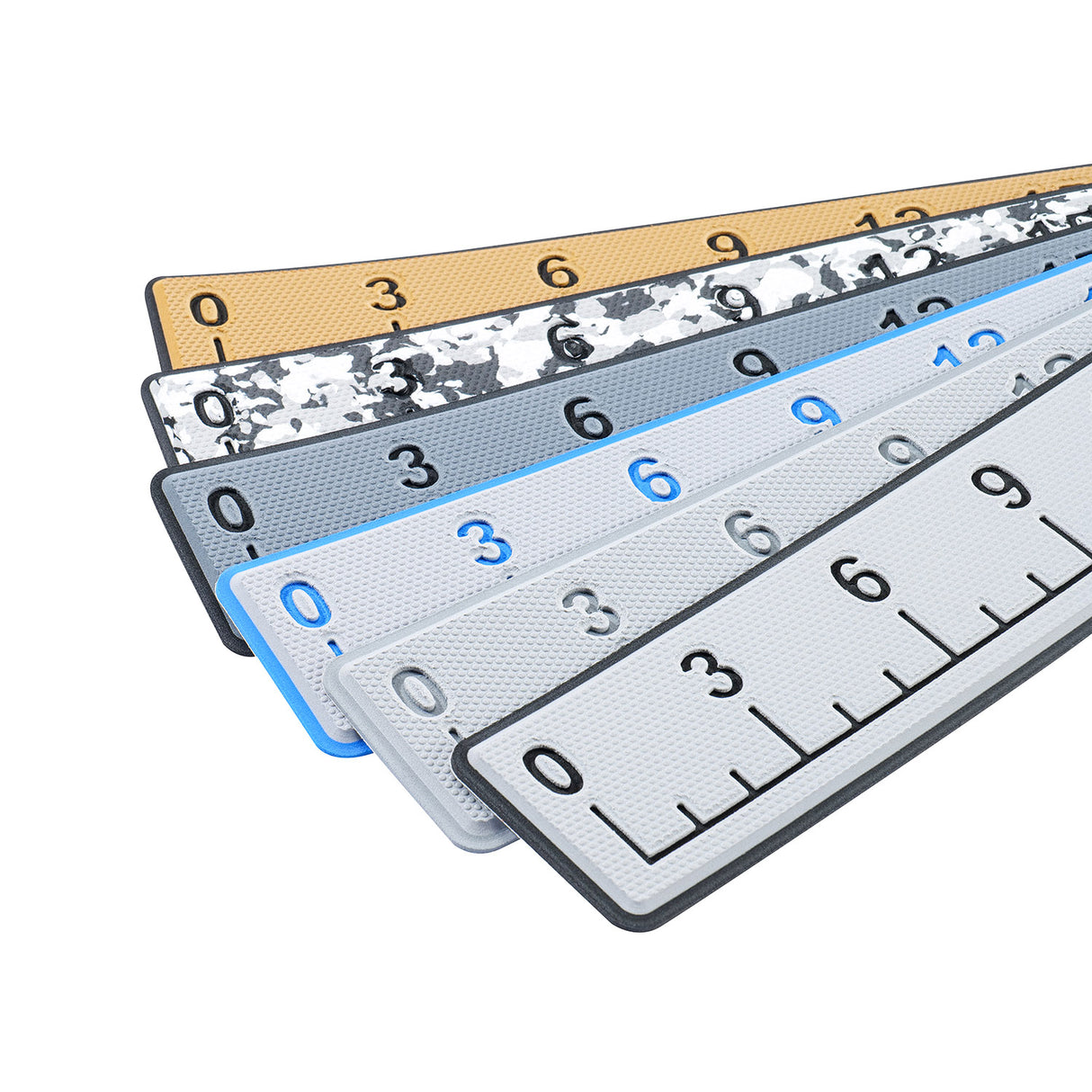 Embossed Dot+CNC Routing Fish Ruler